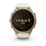Garmin fēnix 9 Pro inReach 43 mm Autumn Gold Titanium / Cream / French Grey Silicone