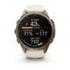 Garmin fēnix 9 Pro 43 mm Autumn Gold Titanium / Cream / French Grey Silicone
