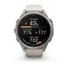Garmin fēnix 9 Pro inReach 43 mm Titanium / Fog Grey / Dark Sandstone Silicone
