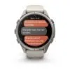 Garmin fēnix 9 Pro inReach 43 mm Titanium / Fog Grey / Dark Sandstone Silicone