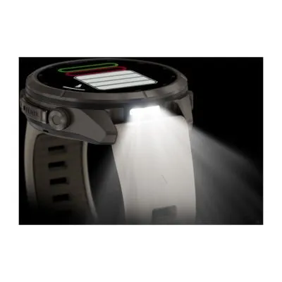 Garmin fēnix 9 Pro inReach 43 mm Titanium / Fog Grey / Dark Sandstone Silicone