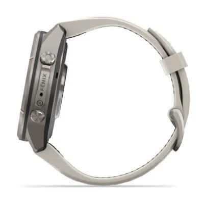 Garmin fēnix 9 Pro inReach 43 mm Titanium / Fog Grey / Dark Sandstone Silicone