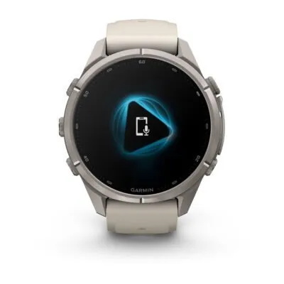 Garmin fēnix 9 Pro 43 mm Titanium / Fog Grey / Dark Sandstone Silicone