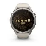 Garmin fēnix 9 Pro 43 mm Titanium / Fog Grey / Dark Sandstone Silicone