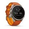 Garmin fēnix 9 Pro inReach 47 mm Titanium / Autumn Orange / Spark Orange Silicone