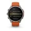 Garmin fēnix 9 Pro inReach 47 mm Titanium / Autumn Orange / Spark Orange Silicone