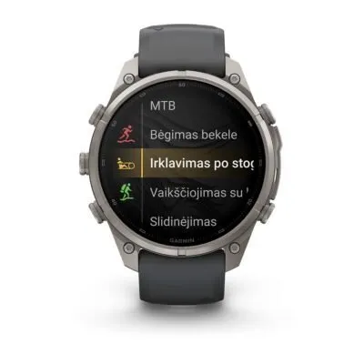 Garmin fēnix 9 Pro inReach 47 mm Titanium / Graphite / Black Silicone
