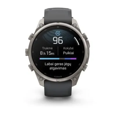 Garmin fēnix 9 Pro inReach 47 mm Titanium / Graphite / Black Silicone