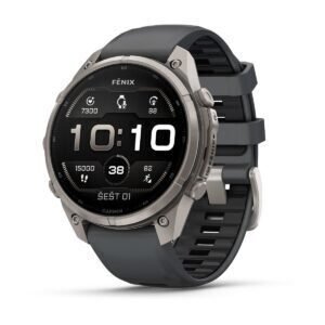 Garmin fēnix 9 Pro 47 mm Titanium / Graphite / Black Silicone