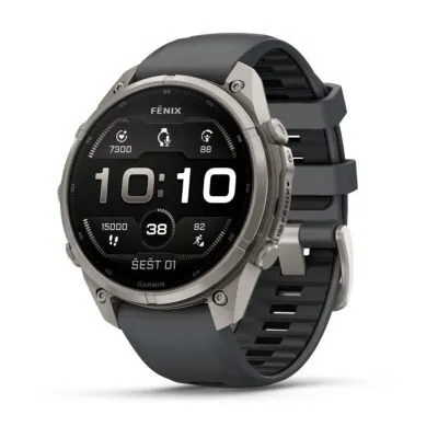 Garmin fēnix 9 Pro 47 mm Titanium / Graphite / Black Silicone