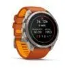 Garmin fēnix 9 Pro inReach 51 mm Titanium / Autumn Orange / Spark Orange Silicone