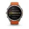 Garmin fēnix 9 Pro inReach 51 mm Titanium / Autumn Orange / Spark Orange Silicone