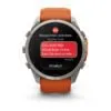Garmin fēnix 9 Pro inReach 51 mm Titanium / Autumn Orange / Spark Orange Silicone