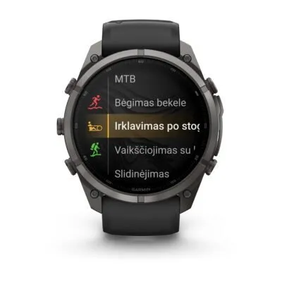Garmin fēnix 9 Pro inReach 51 mm Carbon Gray DLC Titanium / Black / Pebble Grey Silicone