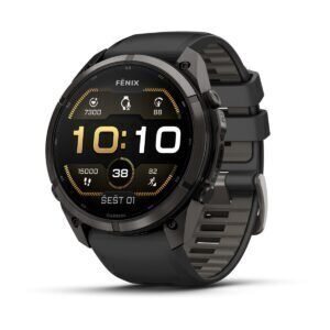 Garmin fēnix 9 Pro 51 mm Carbon Gray DLC Titanium / Black / Pebble Grey Silicone