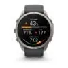 Garmin fēnix 9 Pro inReach 51 mm Titanium / Graphite / Black Silicone