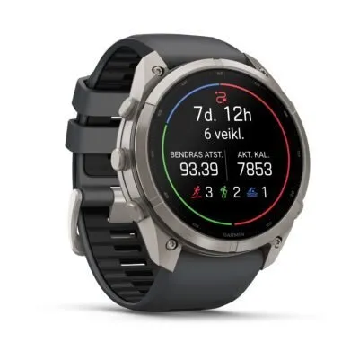 Garmin fēnix 9 Pro 51 mm Titanium / Graphite / Black Silicone