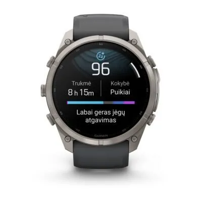 Garmin fēnix 9 Pro 51 mm Titanium / Graphite / Black Silicone