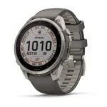 Garmin fēnix 9 Pro inReach Solar 47 mm Titanium / Pebble Grey Silicone