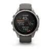 Garmin fēnix 9 Pro inReach Solar 47 mm Titanium / Pebble Grey Silicone