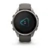 Garmin fēnix 9 Pro inReach Solar 47 mm Titanium / Pebble Grey Silicone