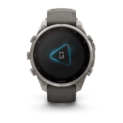 Garmin fēnix 9 Pro inReach Solar 47 mm Titanium / Pebble Grey Silicone