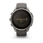 Garmin fēnix 9 Pro inReach Solar 47 mm Titanium / Pebble Grey Silicone