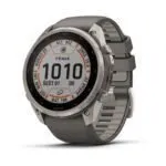 Garmin fēnix 9 Pro inReach Solar 51 mm Titanium / Pebble Grey Silicone