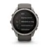 Garmin fēnix 9 Pro inReach Solar 51 mm Titanium / Pebble Grey Silicone