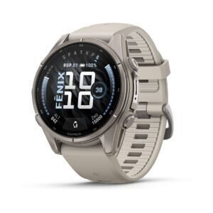 Garmin fēnix 9 43 mm Titanium / Fog Grey Silicone