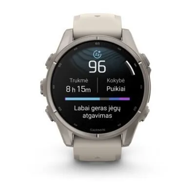 Garmin fēnix 9 43 mm Titanium / Fog Grey Silicone