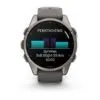 Garmin fēnix 9 43 mm Titanium / Pebble Grey Silicone