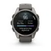 Garmin fēnix 9 43 mm Titanium / Pebble Grey Silicone