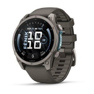 Garmin fēnix 9 47 mm Titanium / Pebble Grey Silicone