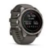 Garmin fēnix 9 47 mm Titanium / Pebble Grey Silicone