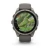Garmin fēnix 9 47 mm Titanium / Pebble Grey Silicone
