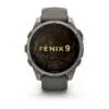 Garmin fēnix 9 47 mm Titanium / Pebble Grey Silicone