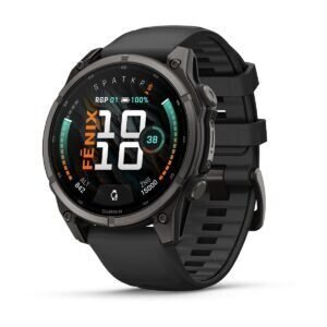 Garmin fēnix 9 47 mm Carbon Grey DLC Titanium / Black Silicone