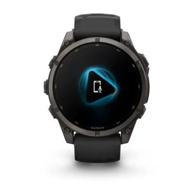 Garmin fēnix 9 47 mm Carbon Grey DLC Titanium / Black Silicone