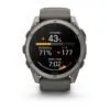 Garmin fēnix 9 51 mm Titanium / Pebble Grey Silicone