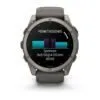 Garmin fēnix 9 51 mm Titanium / Pebble Grey Silicone