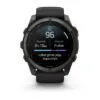 Garmin fēnix 9 51 mm Carbon Grey DLC Titanium / Black Silicone