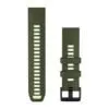Garmin QuickFit 22 Watch Band Olive Drab / Citron Silicone