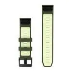 Garmin QuickFit 22 Watch Band Olive Drab / Citron Silicone Garmin QuickFit 22 Watch Band Olive Drab / Citron Silicone