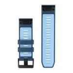 Garmin QuickFit 26 Watch Band Tidal Blue / Ice Blue Silicone Garmin QuickFit 26 Watch Band Tidal Blue / Ice Blue Silicone