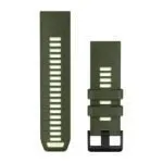 Garmin QuickFit 26 Watch Band Olive Drab / Citron Silicone