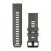 Garmin QuickFit 26 Watch Band Pebble Grey / Silver Grey Silicone