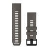 Žvirgždo / sidabro pilka • QuickFit • 26 mm • Silikonas
