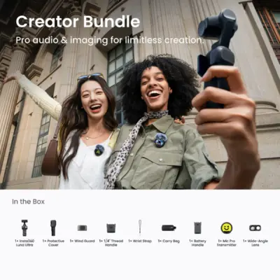 Insta360 Luna Ultra kūrėjo komplektas, kosminė juoda