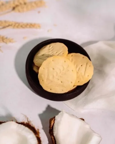 Gerblé sausainiai su kokosų skoniu, be cukraus 132g